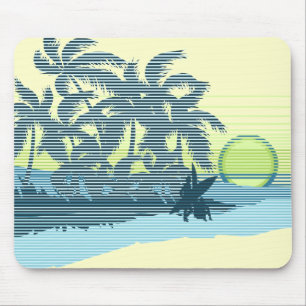 Alfombrilla De Ratón Trullo grande Mousepad de la puesta del sol