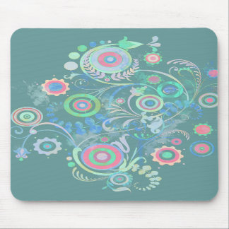 Alfombrilla De Ratón Trullo retro fresco Mousepad del remolino
