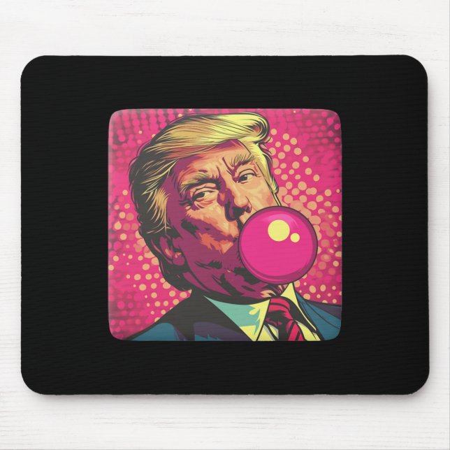 Alfombrilla De Ratón Trump 2024 Bubble Gum Pop (Frente)