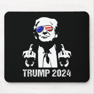 Alfombrilla De Ratón Trump 2024 Elección Gafas de sol Bandera Americana