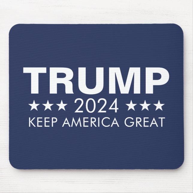 Alfombrilla De Ratón Trump 2024 Mantenga a Estados Unidos en grande (Frente)