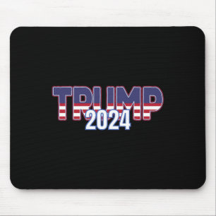 Alfombrilla De Ratón Trump 2024 para presidente conservador republicano