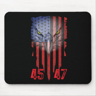Alfombrilla De Ratón Trump 2024 Presidente 45 Y 47 Bandera Estadouniden