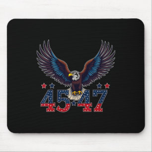 Alfombrilla De Ratón Trump 2024 Presidente 45 Y 47 Bandera Estadouniden