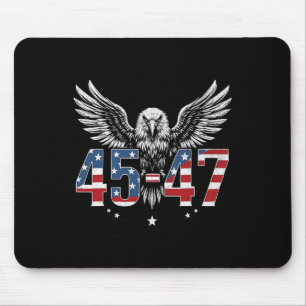 Alfombrilla De Ratón Trump 2024 Presidente 45 Y 47 Bandera Estadouniden