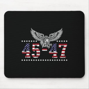 Alfombrilla De Ratón Trump 2024 Presidente 45 Y 47 Bandera Estadouniden