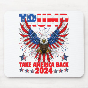 Alfombrilla De Ratón Trump 2024 Recuperar la bandera estadounidense Tru