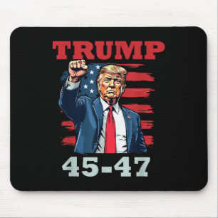 Alfombrilla De Ratón Trump 45-47: Audaz diseño presidencial para Trump