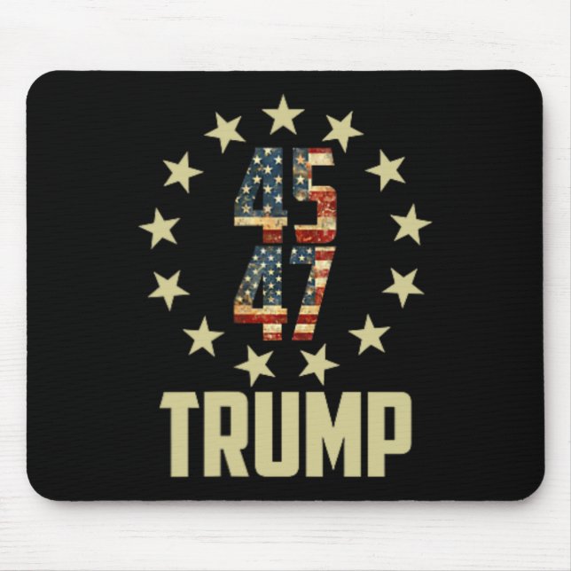 Alfombrilla De Ratón Trump 45 47 Mega Potus (Frente)