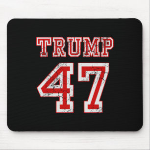 Alfombrilla De Ratón Trump 47 2024 Elección de conservadores republican