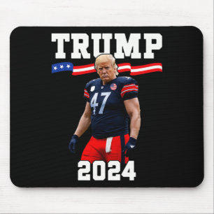 Alfombrilla De Ratón Trump 47 Football Jersey 2024 Bandera estadouniden