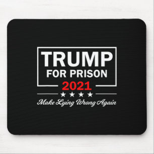 Alfombrilla De Ratón Trump a la cárcel Anti Trump político 