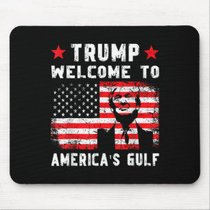 Alfombrilla De Ratón Trump Bienvenido Al Golfo De América Divertido Tru