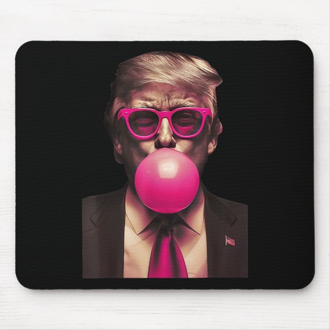 Alfombrilla De Ratón Trump Bubble Gum es gracioso (Frente)