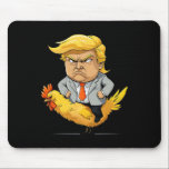 Alfombrilla De Ratón Trump Chicken Jockey Satire - Funny Political Humo<br><div class="desc">Trump Chicken Jockey Satire - Funny Political Humor _1</div>
