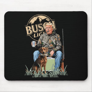 Alfombrilla De Ratón Trump con lechón de perro cazando camo Preside