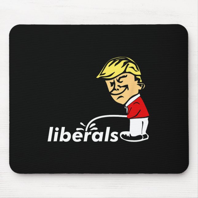 Alfombrilla De Ratón Trump, contra el liberalismo Donald Trump (Frente)
