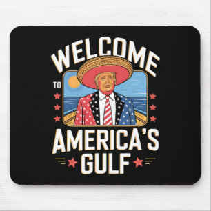 Alfombrilla De Ratón Trump, el presidente de Estados Unidos en el Golfo