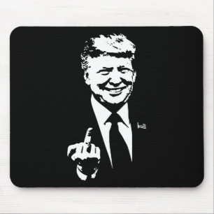 Alfombrilla De Ratón Trump en el dedo medio
