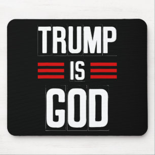 Alfombrilla De Ratón Trump es gracioso que Trump sea Dios 2