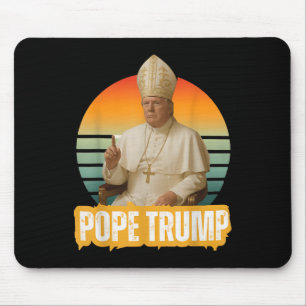 Alfombrilla De Ratón Trump es gracioso, Trump es un retro cristiano en 