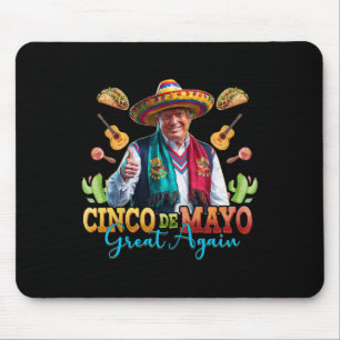 Alfombrilla De Ratón Trump Fiesta otra vez graciosa para el Cinco De Ma