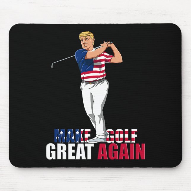 Alfombrilla De Ratón Trump - Gracioso regalo de golf (Frente)