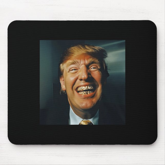 Alfombrilla De Ratón Trump Grillz (Frente)