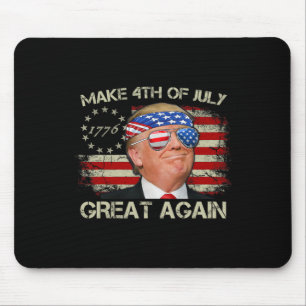 Alfombrilla De Ratón Trump Haga Que El 4 De Julio Sea Genial De Nuevo 4