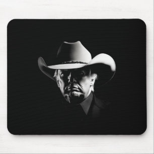 Alfombrilla De Ratón Trump Head Cowboy Ee.Uu. 2024 Vota Por Elección En