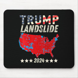 Alfombrilla De Ratón Trump Landslide 2024 Mapa electoral ganador de Tru