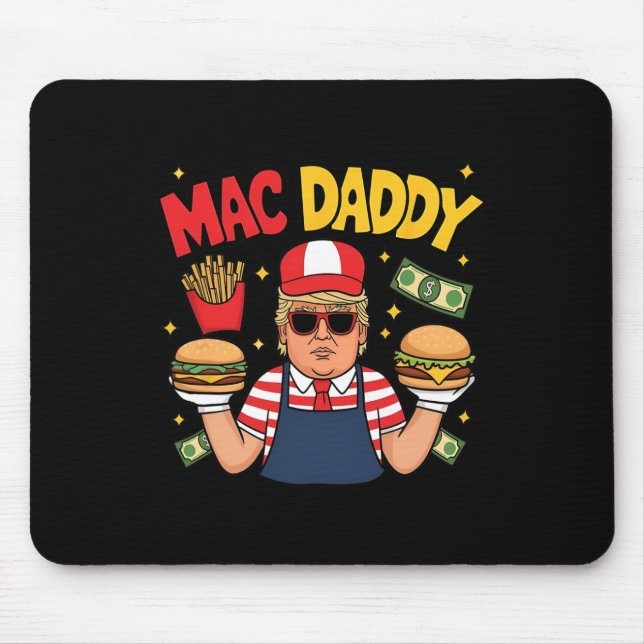 Alfombrilla De Ratón Trump Mac Daddy haciéndole a los bollos divertidos (Frente)