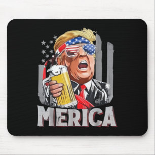 Alfombrilla De Ratón Trump Merica Vuelve A Hacer Que El 4 De Julio Sea 