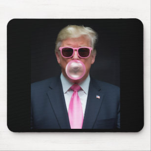 Alfombrilla De Ratón Trump Pink Bubble Gum President 47 USA