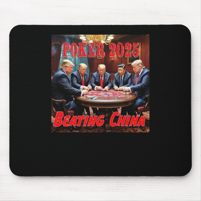 Alfombrilla De Ratón Trump Poker 2025 (Frente)