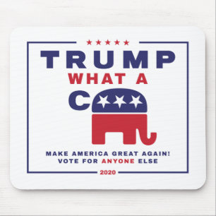 Alfombrilla De Ratón Trump. Poster de campaña contra Trump