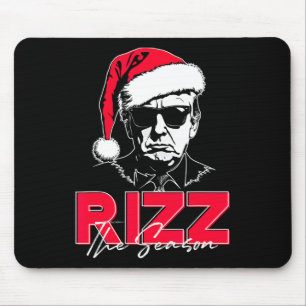 Alfombrilla De Ratón Trump Rizz Navidades de temporada Funny Donald Tru