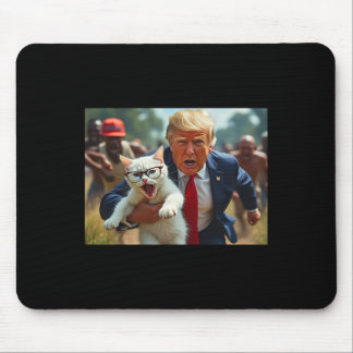 Alfombrilla De Ratón Trump Sosteniendo Gato Vota por Mascotas de Trump 