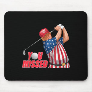 Alfombrilla De Ratón Trump te has perdido el gracioso Gorra rojo del go