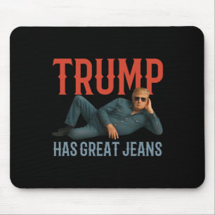 Alfombrilla De Ratón Trump Tiene Grandes Jeans Chistoso Meme Político 