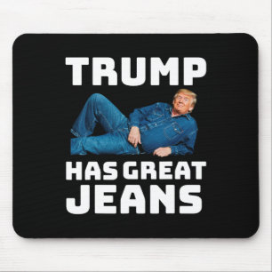 Alfombrilla De Ratón Trump Tiene Grandes Jeans Meme Divertido _2