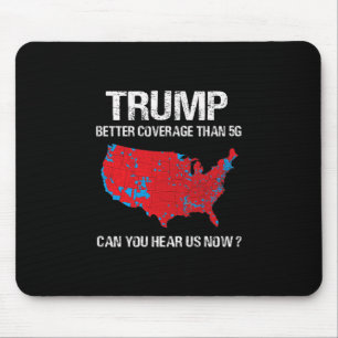 Alfombrilla De Ratón Trump Tiene Mejor Cobertura Que 5g Mapa Electoral
