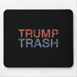 Alfombrilla De Ratón Trump Trash 2024 Retro Grunge Vintage Garbyge Para