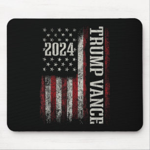 Alfombrilla De Ratón Trump Vance 2024 Apoyando a Trump Re-elec