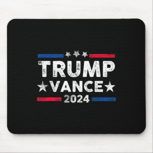 Alfombrilla De Ratón Trump Vance 2024 Apoyando a Trump Re-elec