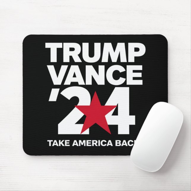 Alfombrilla De Ratón Trump Vance 2024 Vota las elecciones de Trump 2024 (Con ratón)