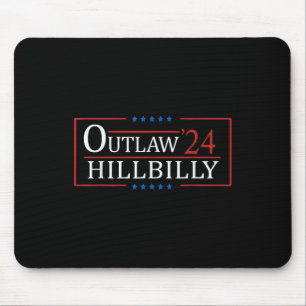 Alfombrilla De Ratón Trump Vance 24 declara ilegal a Hillbilly Uu Flag 