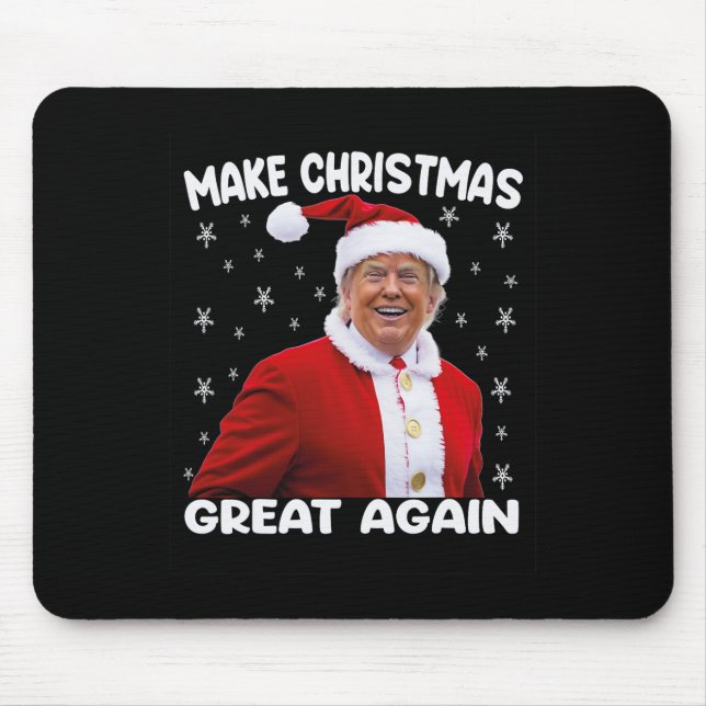 Alfombrilla De Ratón Trump vuelve a hacer grandes Navidades a Santa Tru (Frente)