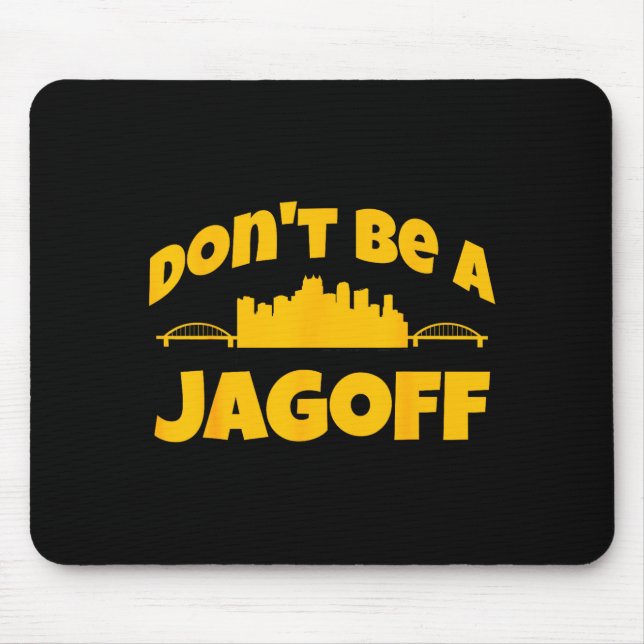Alfombrilla De Ratón Ttsburgh Jagoff Yinz Funny Yinzer Steel City 412 H (Frente)