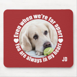 Alfombrilla De Ratón TU FOTO Y Monograma Far Apart Amor